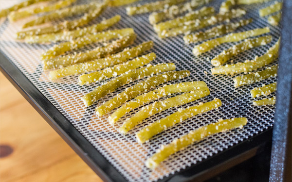 Dehydrated Green Dilly Beans